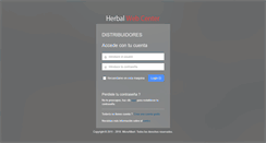 Desktop Screenshot of herbalwebcenter.com