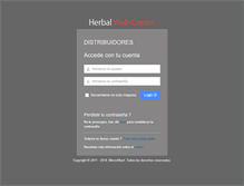 Tablet Screenshot of herbalwebcenter.com